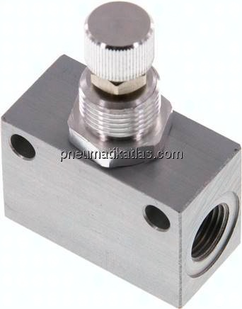 Block-Drosselrückschlagventil, G 1/8", Standard