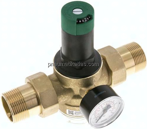 Druckminderer für Trinkwasser R 1-1/4", 1,5 - 6 bar, DVGW
