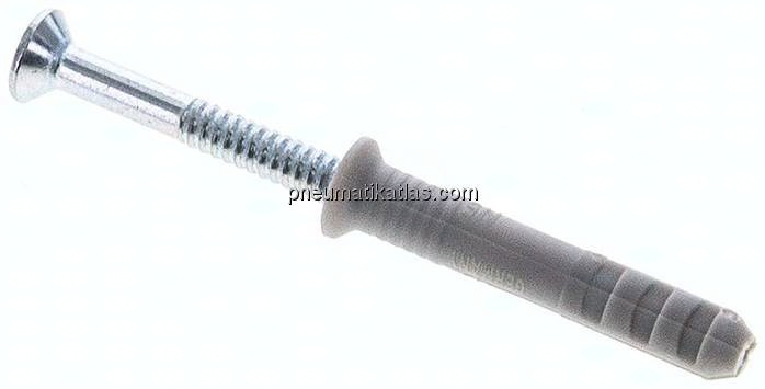 FISCHER Nageldübel 5x30, 100er Pack, Standard (Senkkopf)