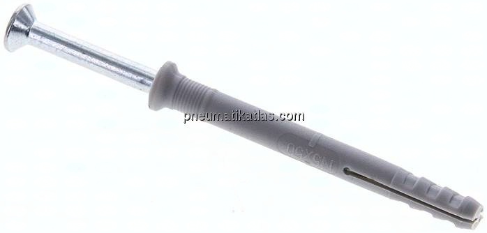 FISCHER Nageldübel 5x50, 100er Pack, Standard (Senkkopf)