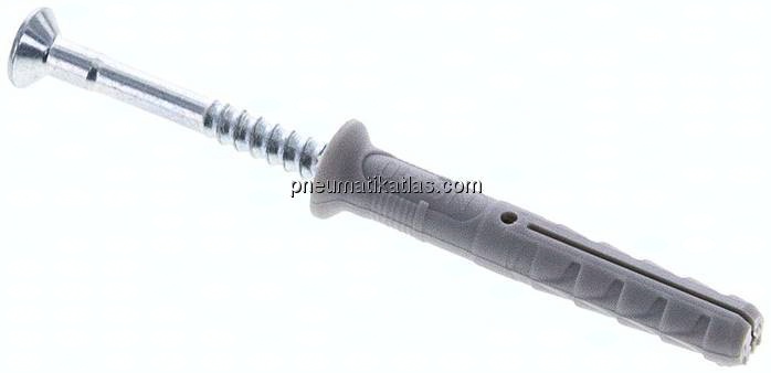 FISCHER Nageldübel 6x40, 100er Pack, Standard (Senkkopf)