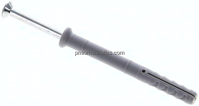 FISCHER Nageldübel 6x60, 100er Pack, Standard (Senkkopf)