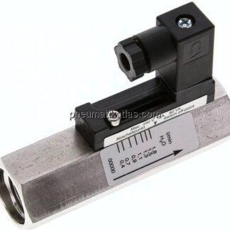 Durchflusswächter G 1/2", 0,4 - 1,8 l/min, 1.4571