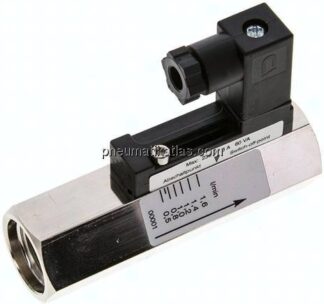 Durchflusswächter G 1/2", 0,5 - 1,6 l/min, Messing vernickelt