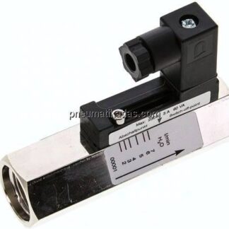 Durchflusswächter G 1/2", 2 - 7 l/min, Messing vernickelt
