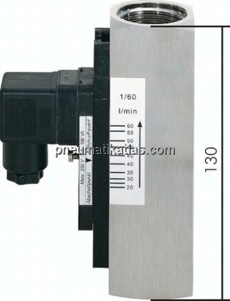 Durchflusswächter G 1", 15 - 45 l/min, 1.4571