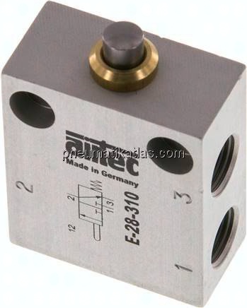 3/2-Wege (NC) Endschalter mit Nocke, G 1/8"