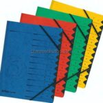 HERLITZ Ordungsmappe Register 1 - 12 / A - Z, grün