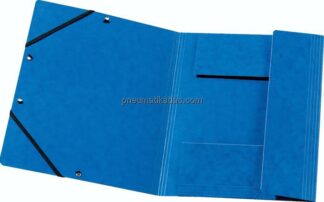 HERLITZ Eckspannermappe blau, ohne Einschlagklappen, 5er Pack