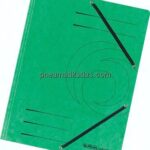 HERLITZ Eckspannermappe grün, ohne Einschlagklappen, 5er Pack