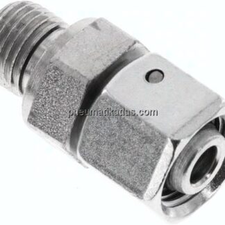 Einstellb. Schneidringverschr. G 1/4"-10 L, Stahl verzinkt