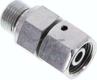 Einstellb. Schneidringverschr. G 3/8"-10 S, Stahl verzinkt