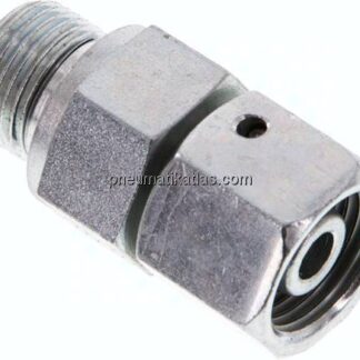 Einstellb. Schneidringverschr. G 3/8"-10 S, Stahl verzinkt