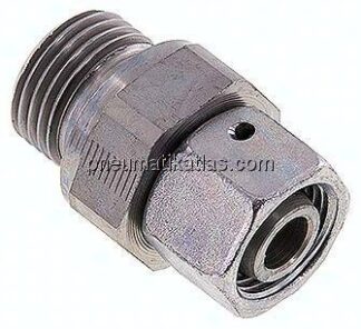 Einstellb. Schneidringverschr. G 1/2"-12 L, Stahl verzinkt