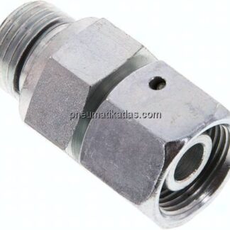 Einstellb. Schneidringverschr. G 1/2"-14 S, Stahl verzinkt