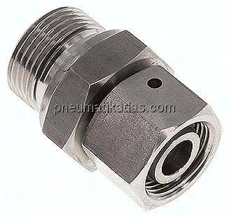 Einstellb. Schneidringverschr. G 3/4"-15 L, 1.4571