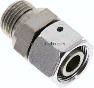 Einstellb. Schneidringverschr. G 1/2"-15 L, Stahl verzinkt
