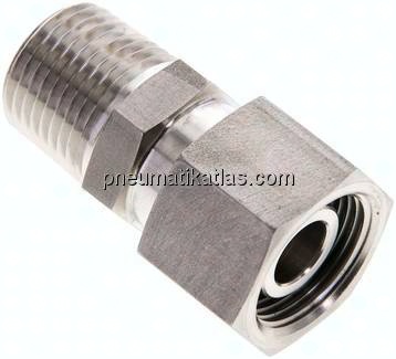 Einstellb. Schneidringverschr. 15 L-NPT 1/2", 1.4571