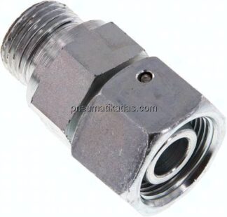 Einstellb. Schneidringverschr. G 1/2"-16 S, Stahl verzinkt