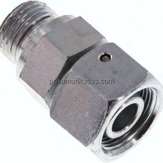Einstellb. Schneidringverschr. G 1/2"-16 S, Stahl verzinkt