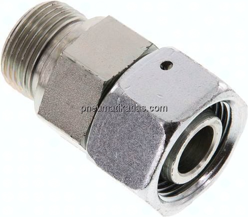 Einstellb. Schneidringverschr. G 3/4"-20 S, Stahl verzinkt