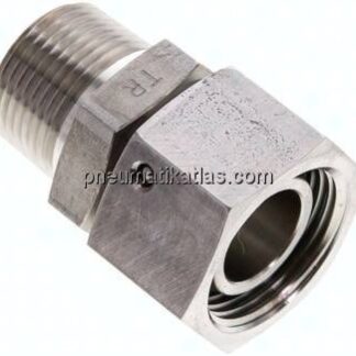 Einstellb. Schneidringverschr. 22 L-NPT 3/4", 1.4571