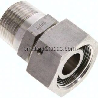 Einstellb. Schneidringverschr. 25 S-NPT 1", 1.4571