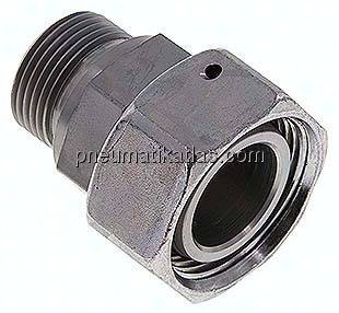 Einstellb. Schneidringverschr. G 3/4"-28 L, Stahl verzinkt