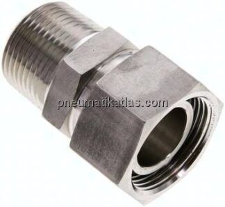 Einstellb. Schneidringverschr. 28 L-NPT 1", 1.4571
