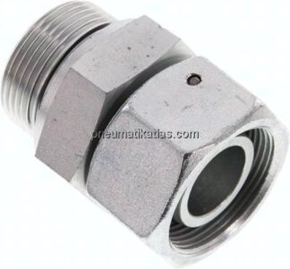 Einstellb. Schneidringverschr. G 1-1/4"-30 S, Stahl verzinkt
