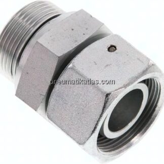 Einstellb. Schneidringverschr. G 1-1/4"-30 S, Stahl verzinkt