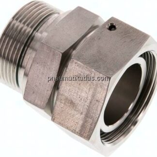 Einstellb. Schneidringverschr. G 1-1/2"-42 L, 1.4571