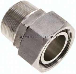 Einstellb. Schneidringverschr. 42 L-NPT 1-1/2", 1.4571
