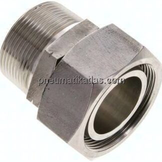 Einstellb. Schneidringverschr. 42 L-NPT 1-1/2", 1.4571