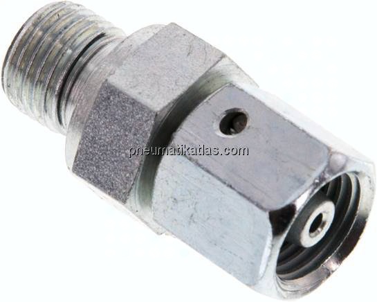 Einstellb. Schneidringverschr. G 1/4"-6 S, Stahl verzinkt