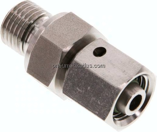 Einstellb. Schneidringverschr. G 1/4"-8 L, 1.4571