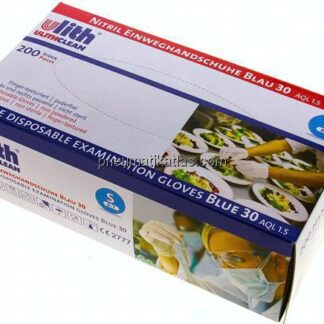 Nitril-Einmalhandschuhe, puderfrei, blau, S, 200er Box