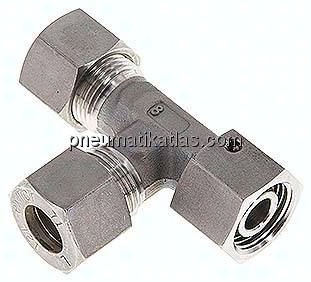 Einstellb. L-Schneidringverschraubung 12 L (M18x1,5), Klemmring 1.4571 (NC)
