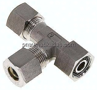 Einstellb. L-Schneidringverschraubung 12 S (M20x1,5), Klemmring 1.4571 (NC)