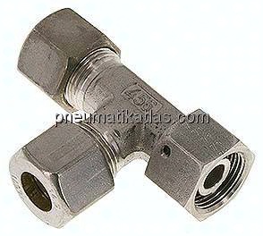 Einstellb. L-Schneidringverschraubung 14 S (M22x1,5), Klemmring 1.4571 (NC)