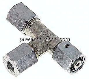 Einstellb. L-Schneidringverschraubung 6 L (M12x1,5), Stahl verzinkt