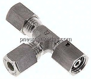 Einstellb. L-Schneidringverschraubung 6 L (M12x1,5), Klemmring 1.4571 (NC)