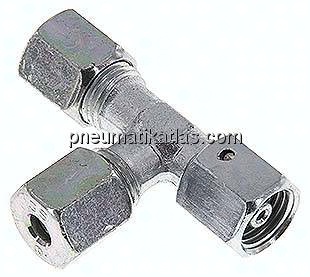 Einstellb. L-Schneidringverschraubung 6 S (M14x1,5), Stahl verzinkt