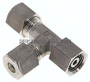 Einstellb. L-Schneidringverschraubung 8 S (M16x1,5), Klemmring 1.4571 (NC)