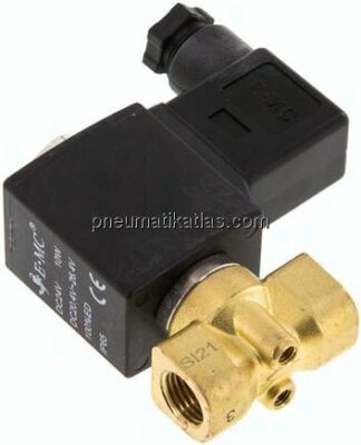 2/2-Wege Magnetventil G 1/4", stromlos geschlossen (NC),FKM Eco