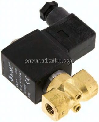 2/2-Wege Magnetventil G 1/8", stromlos geschlossen (NC),FKM Eco
