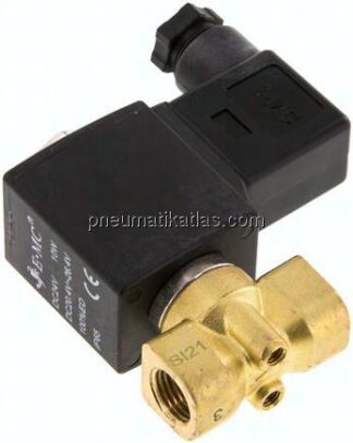 2/2-Wege Magnetventil G 1/4", stromlos geöffnet (NO),FKM Eco