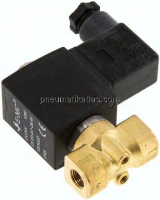 2/2-Wege Magnetventil G 1/8", stromlos geöffnet (NO),FKM Eco