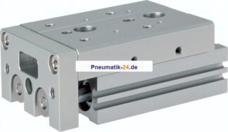 Kompaktschlitten, Kolben 8mm,Hub 10mm, mit Hubbegrenzung ausfahrend (Festanschlag)