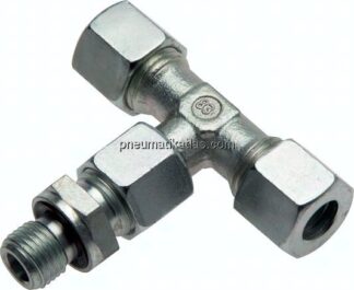 Einstellb. T-Schneidringverschraub.G 1-1/2"-38 S (M52x2), Stahl verzinkt